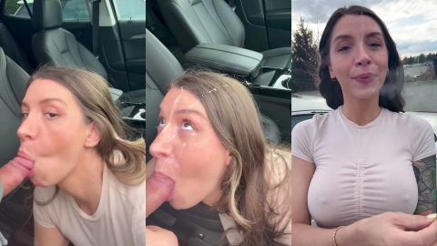 Kitten Facial in Parking Lot