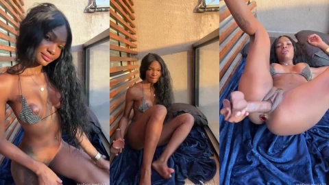 Lívia Santana Dildo and Butt Plug Action