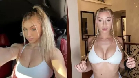 Blonde pounded hard on OnlyFans live show